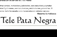 Tele Pata Negra
